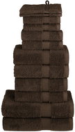 Shumee Premium 12dílná hnědá 600 g/m2 100% bavlna - Towel Set