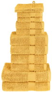 Shumee Premium 12dílná zlatá 600 g/m2 100% bavlna - Towel Set