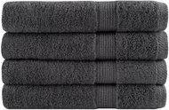 Shumee Premium 4 ks antracitové 100 × 200 cm 600 g/m2 100% bavlna - Towel Set