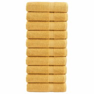 Shumee Premium 10 ks zlaté 100 × 150 cm 600 g/m2 100% bavlna - Towel Set