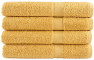 Shumee Premium 4 ks zlaté 100 × 200 cm 600 g/m2 100% bavlna - Towel Set