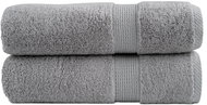 Shumee Premium 2 ks šedé 100 × 150 cm 600 g/m2 100% bavlna - Towel Set