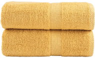 Shumee Premium na ruce 2 ks zlaté 30 × 30 cm 600 g/m2 100% bavlna - Towel Set