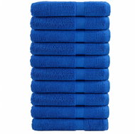 Shumee Premium 10 ks modré 100 × 200 cm 600 g/m2 100% bavlna - Towel Set