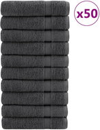 Shumee Premium 50 ks antracitové 50 × 100 cm 600 g/m2 100% bavlna - Towel Set