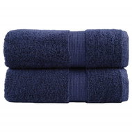 Shumee Premium 2 ks navy modré 30 × 50 cm 600 g/m2 100% bavlna - Towel Set