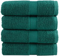Shumee Premium na ruce 4 ks zelené 30 × 30 cm 600 g/m2 100% bavlna - Towel Set
