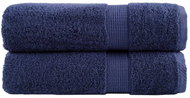 Shumee Premium 2 ks tmavě modré 100 × 150 cm 600 g/m2 100% bavlna - Towel Set