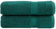 Shumee Premium 2 ks zelené 70 × 140 cm 600 g/m2 100% bavlna - Towel Set