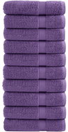 Shumee Premium 10 ks fialové 70 × 140 cm 600 g/m2 100% bavlna - Towel Set