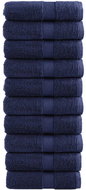 Shumee Premium 10 ks navy modré 30 × 50 cm 600 g/m2 100% bavlna - Towel Set