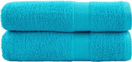 Shumee Premium 2 ks tyrkysové 100 × 150 cm 600 g/m2 100% bavlna, 137455 - Sada ručníků