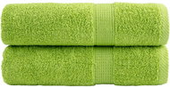 Shumee Premium na ruce 2 ks jablkově zelené 50 × 100 cm 600 g/m2 100% bavlna - Towel Set