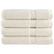 Shumee Premium 4 ks krémové 80 × 200 cm 600 g/m2 100% bavlna - Towel Set