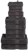 Shumee Premium 12dílná antracitová 600 g/m2 100% bavlna - Towel Set