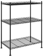 Shumee Storage rack, 3 shelves, black, 60 × 35 × 76 cm, 150 kg - Shelving Unit