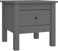 SHUMEE grey 40 × 40 × 39 cm solid pine - Side Table