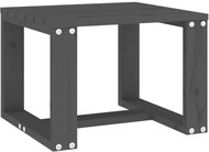 SHUMEE grey 40 × 38 × 28,5 cm solid pine - Side Table