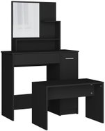 Shumee Dressing table set black 86,5 × 35 × 136 cm - Dressing Table
