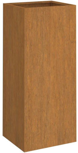 SHUMEE Truhlík 32 × 27,5 × 75 cm cortenová ocel - Truhlík - Main image