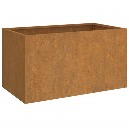 SHUMEE Truhlík 62 × 40 × 39 cm cortenová ocel - Truhlík - Main image