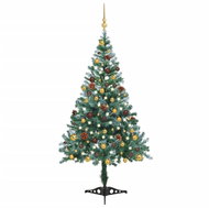 Shumee Námrazou pokrytý vánoční stromek LED sada koulí a šišky 150 cm, 3077527 - Christmas Tree