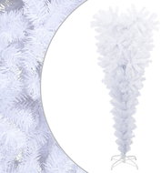 Shumee Obrácený umělý vánoční stromek se stojanem bílý 150 cm - Christmas Tree