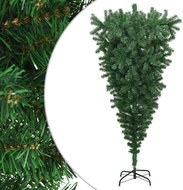 Shumee Obrácený umělý vánoční stromek se stojanem zelený 240 cm - Christmas Tree