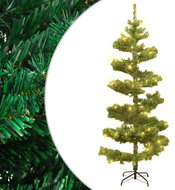 Shumee Spirálový vánoční stromek s LED a stojanem zelený 150 cm PVC - Christmas Tree