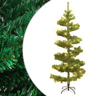 Shumee Spirálový vánoční stromek s LED a stojanem zelený 180 cm PVC - Christmas Tree
