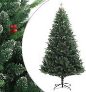 Shumee Umělý sklápěcí vánoční stromek s červenými bobulemi 120 cm - Christmas Tree