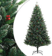 Shumee Umělý sklápěcí vánoční stromek s červenými bobulemi 210 cm - Christmas Tree