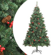 Shumee Umělý sklápěcí vánoční stromek s šiškami a bobulemi 180 cm - Christmas Tree