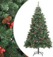 Shumee Umělý sklápěcí vánoční stromek s šiškami a bobulemi 210 cm - Christmas Tree