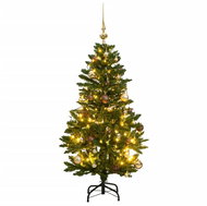 Shumee Umělý sklápěcí vánoční stromek se 150 LED a koulemi 120 cm, 3210085 - Christmas Tree