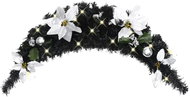 Shumee Christmas arch with LED lights black 90 cm PVC - Christmas Lights