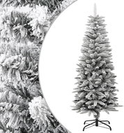 Shumee Umělý úzký vánoční stromek se sněhem 120 cm PVC a PE - Christmas Tree