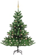Shumee Umělý vánoční stromek normandská jedle LED a koule zelený 150 cm, 3077645 - Christmas Tree