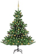 Shumee Umělý vánoční stromek normandská jedle LED a koule zelený 180 cm, 3077560 - Christmas Tree