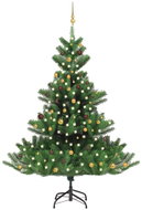 Shumee Umělý vánoční stromek normandská jedle LED a koule zelený 240 cm, 3077562 - Christmas Tree