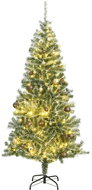 Shumee Umělý vánoční stromek s 300 LED a sadou koulí zasněžený 210 cm, 3210126 - Christmas Tree