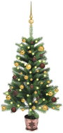 Shumee Umělý vánoční stromek s LED a sadou koulí 90 cm zelený, 3077552 - Christmas Tree