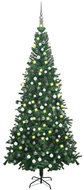 Shumee Umělý vánoční stromek s LED a sadou koulí L 240 cm zelený - Christmas Tree