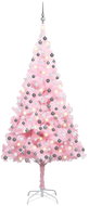 Shumee Umělý vánoční stromek s LED a sadou koulí růžový 240 cm PVC, 3077673 - Christmas Tree