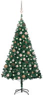 Shumee Umělý vánoční stromek s LED a sadou koulí zelený 150 cm PVC, 3077621 - Christmas Tree