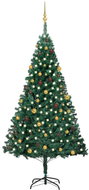 Shumee Umělý vánoční stromek s LED a sadou koulí zelený 240 cm, 3077538 - Christmas Tree