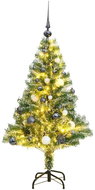 Shumee Umělý vánoční stromek se 150 LED a sadou koulí zasněžený 120 cm, 3210099 - Christmas Tree