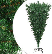 Shumee Umělý vánoční stromek vzhůru nohama se stojanem zelený 210 cm - Christmas Tree