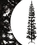 Shumee Úzký umělý poloviční vánoční stromek se stojanem černý 180 cm - Christmas Tree
