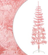 Shumee Úzký umělý poloviční vánoční stromek se stojanem růžový 180 cm - Christmas Tree